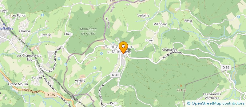 localisation de l'entreprise IPCC  SAINT-GERMAIN-LA-MONTAGNE