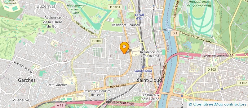 localisation de l'entreprise IPCM à SAINT-CLOUD