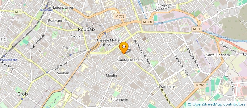 localisation de l'entreprise IPCON FRANCE à ROUBAIX