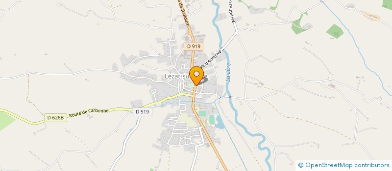localisation de l'entreprise IPCONNEXIONS à LEZAT-SUR-LEZE