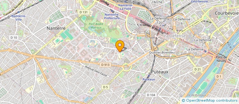 localisation de l'entreprise IPCONTACT à NANTERRE
