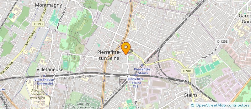 localisation de l'entreprise IPEK à PIERREFITTE-SUR-SEINE