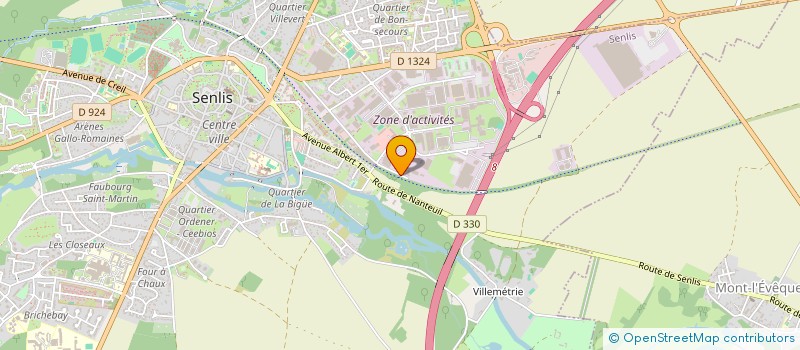 localisation de l'entreprise IPEK  SENLIS