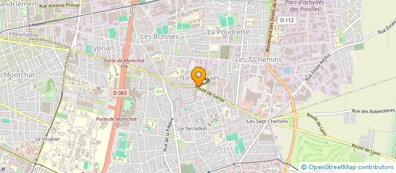 localisation de l'entreprise IPEK MOBILIER à VAULX-EN-VELIN