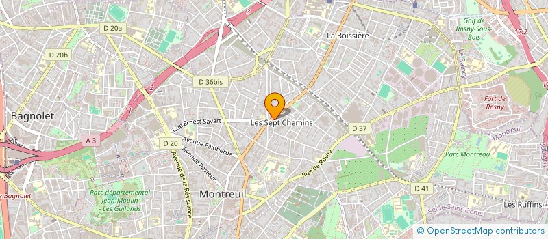 localisation de l'entreprise IPEKIS à MONTREUIL