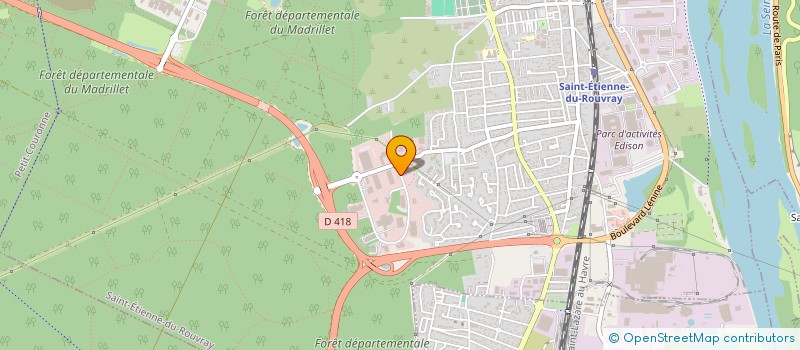localisation de l'entreprise IPELEC à SAINT-ETIENNE-DU-ROUVRAY