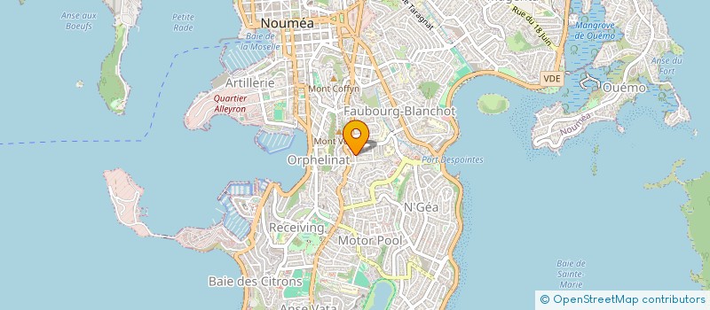 localisation de l'entreprise IPEM  NOUMEA