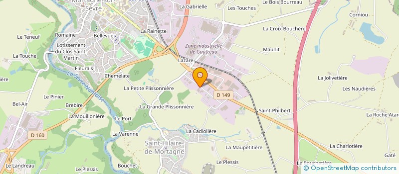 localisation de l'entreprise IPEPE  MORTAGNE-SUR-SEVRE