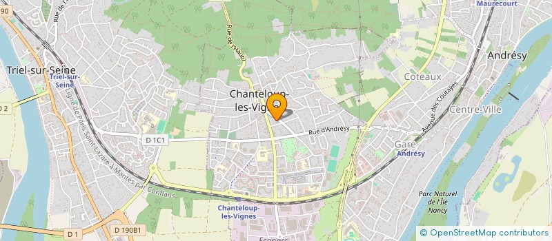 localisation de l'entreprise IPETEK à ANDRESY