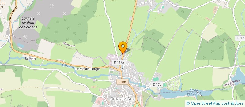 localisation de l'entreprise IPF à MIMEURE