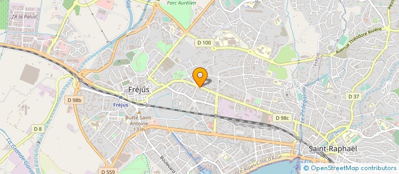 localisation de l'entreprise IPF à FREJUS