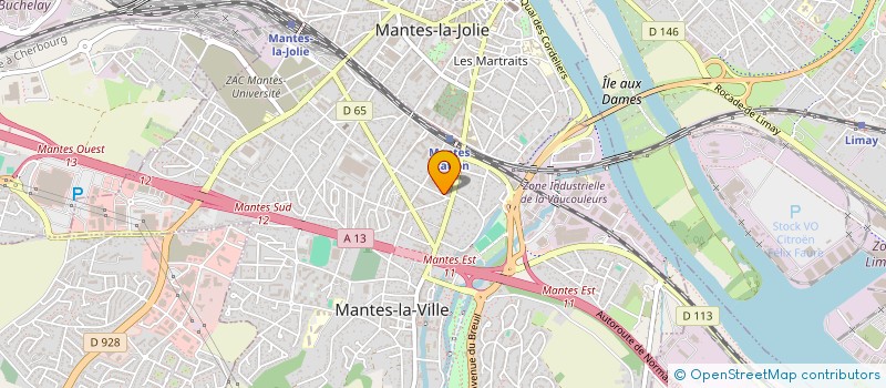 localisation de l'entreprise IPF à MANTES-LA-VILLE