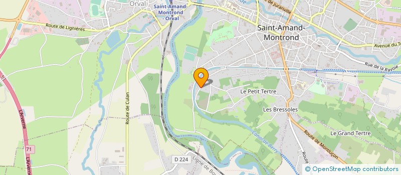 localisation de l'entreprise IPG ENERGY  SAINT-AMAND-MONTROND