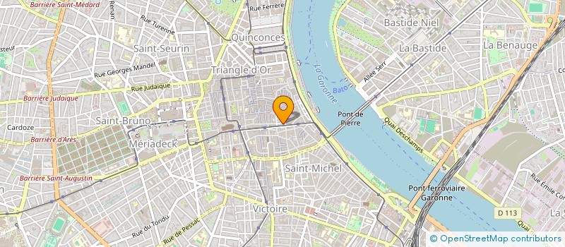 localisation de l'entreprise IPG IMMO  BORDEAUX