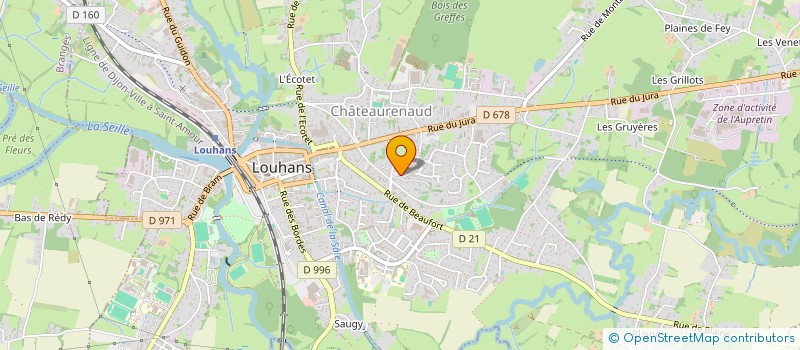 localisation de l'entreprise IPGF à LOUHANS