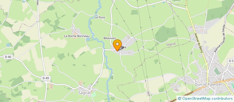 localisation de l'entreprise IPGFC à SAGNAT
