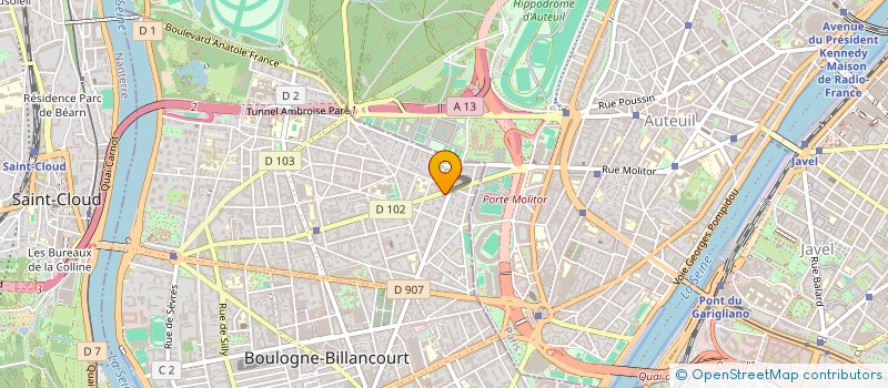 localisation de l'entreprise IPH à BOULOGNE-BILLANCOURT