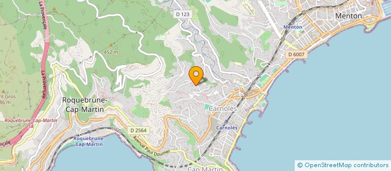 localisation de l'entreprise IPHICLES à ROQUEBRUNE-CAP-MARTIN