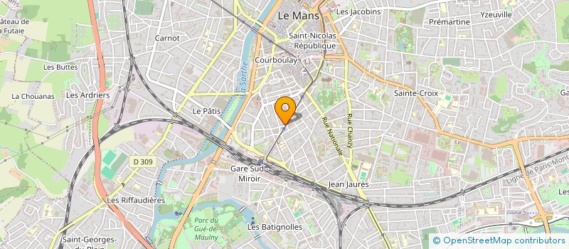 localisation de l'entreprise IPHTAH à LE MANS