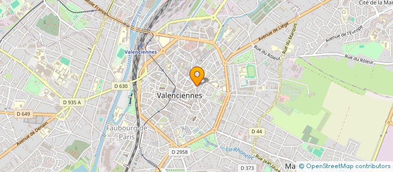 localisation de l'entreprise IPI  VALENCIENNES