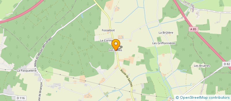 localisation de l'entreprise IPI458  LOIRE-AUTHION