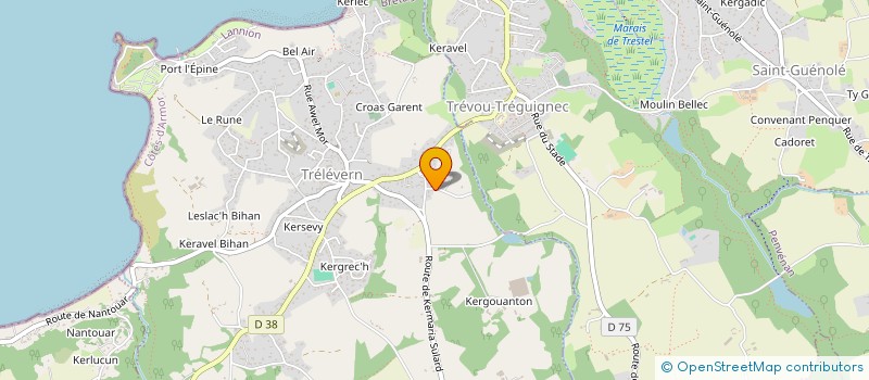 localisation de l'entreprise IPIXEL CONSULTING  TRELEVERN