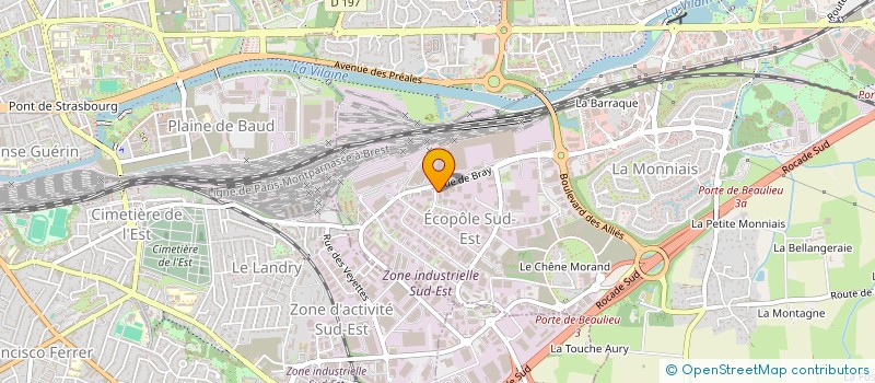 localisation de l'entreprise IPJ  CESSON-SEVIGNE