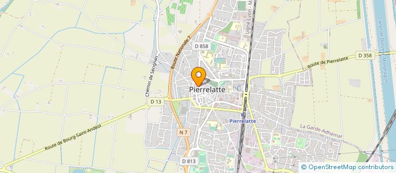localisation de l'entreprise IPJ PLAQUISTE JOINTEUR à PIERRELATTE