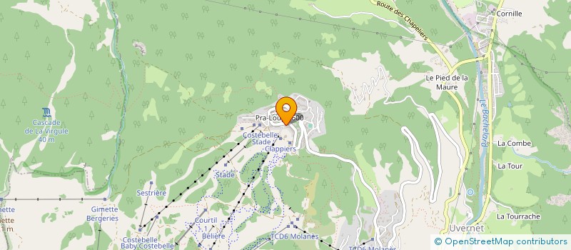 localisation de l'entreprise IPL  UVERNET-FOURS