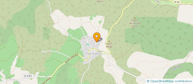 localisation de l'entreprise IPL  PUECHABON