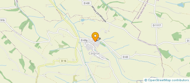 localisation de l'entreprise IPL  CAIGNAC