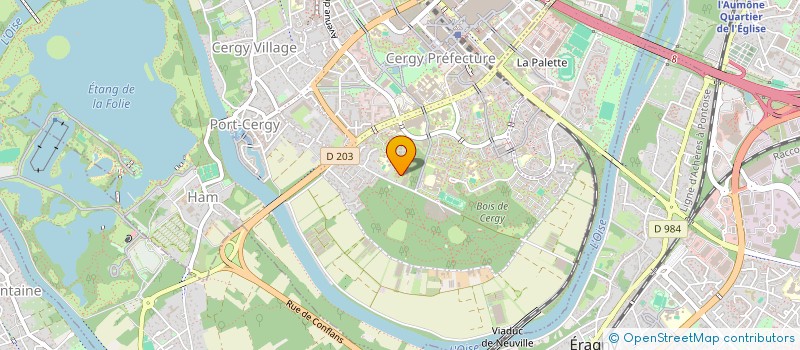 localisation de l'entreprise IPL-HLD à CERGY