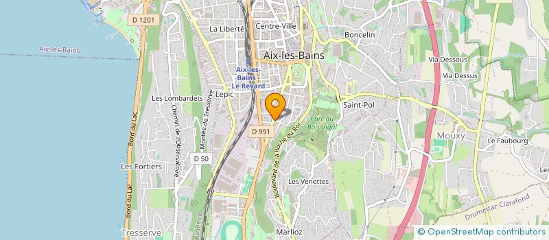localisation de l'entreprise IPLAIDE à AIX-LES-BAINS