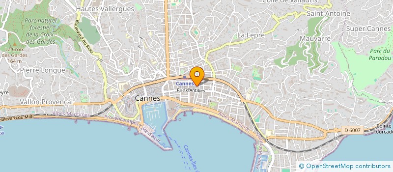 localisation de l'entreprise IPLI à CANNES