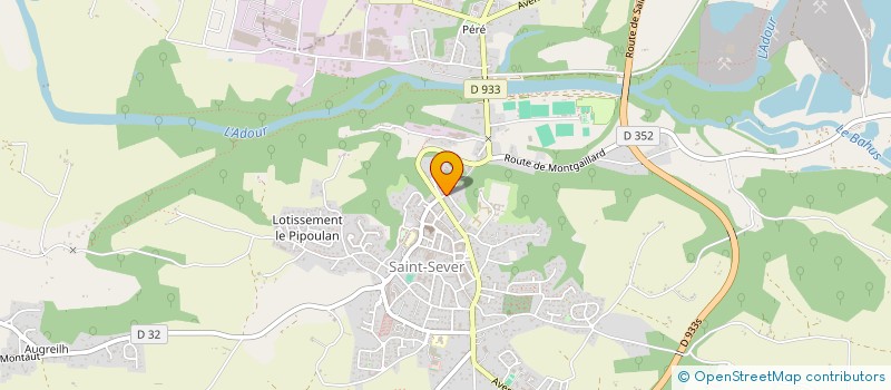 localisation de l'entreprise IPM à SAINT-SEVER