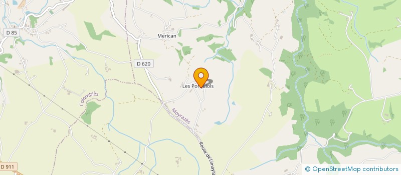 localisation de l'entreprise IPM  MOYRAZES