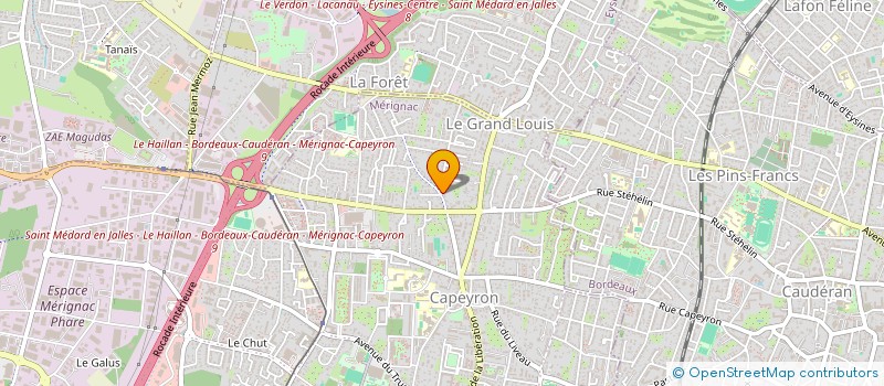 localisation de l'entreprise IPMAN  MERIGNAC