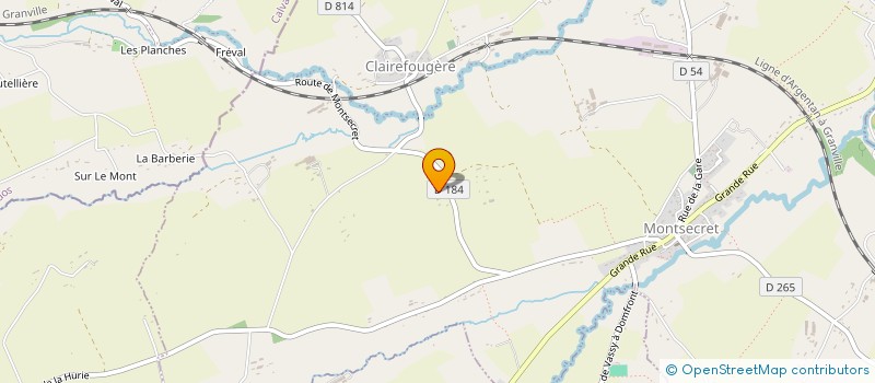 localisation de l'entreprise IPMC à MONTSECRET-CLAIREFOUGERE
