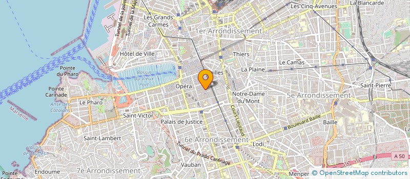 localisation de l'entreprise IPNET à MARSEILLE
