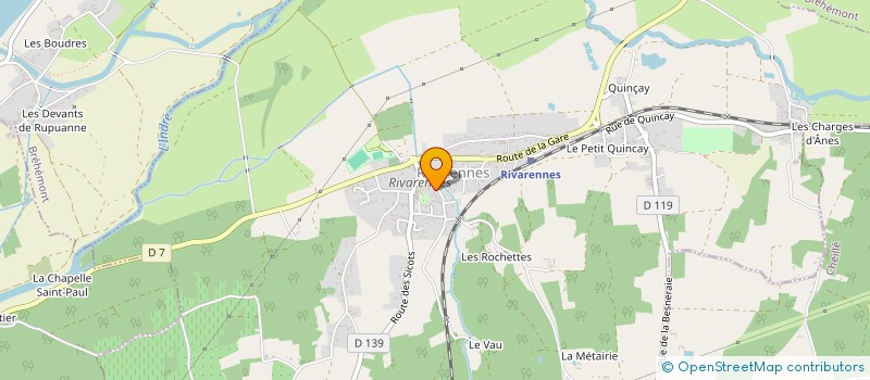 localisation de l'entreprise IPNET37  RIVARENNES