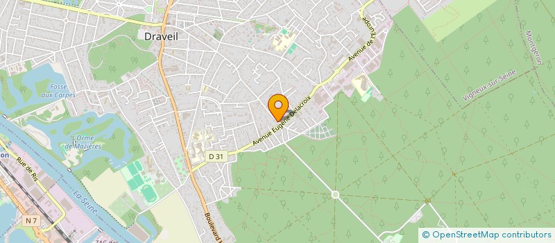 localisation de l'entreprise IPNOS à DRAVEIL