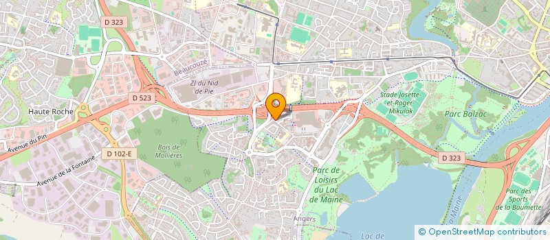 localisation de l'entreprise IPOLAIS GE à ANGERS