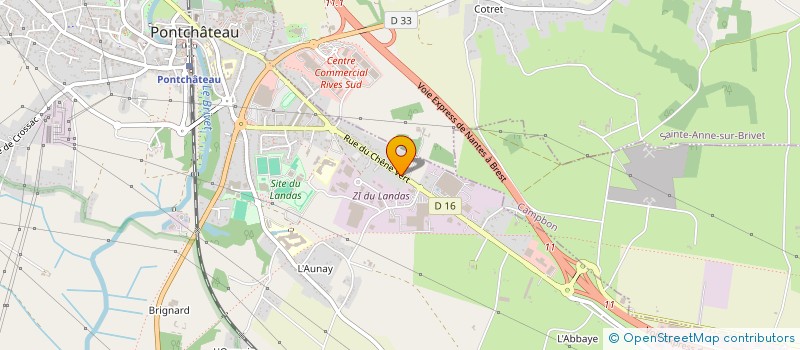 localisation de l'entreprise IPOMAT à PONTCHATEAU