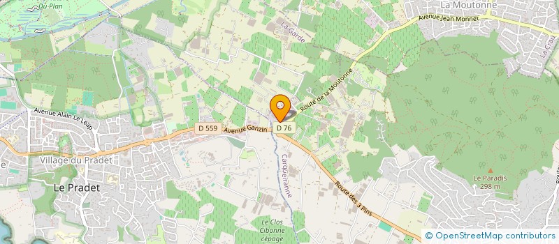 localisation de l'entreprise IPOMED 83  CARQUEIRANNE