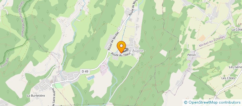 localisation de l'entreprise IPOMEE  SAINT-AUPRE