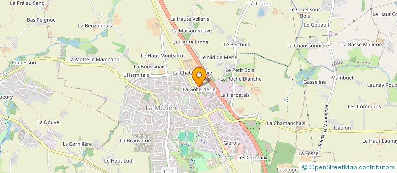 localisation de l'entreprise IPP IMMO  LA MEZIERE