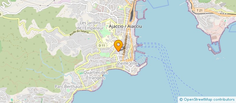 localisation de l'entreprise IPPA à AJACCIO