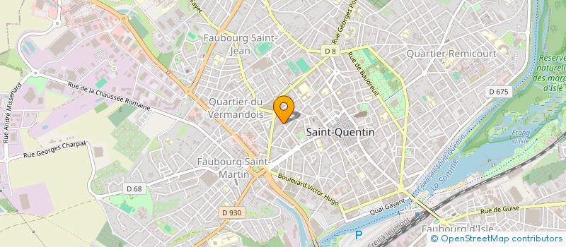 localisation de l'entreprise IPPIE à SAINT-QUENTIN