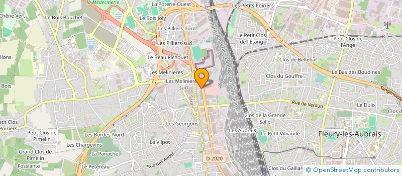 localisation de l'entreprise IPPON  FLEURY-LES-AUBRAIS