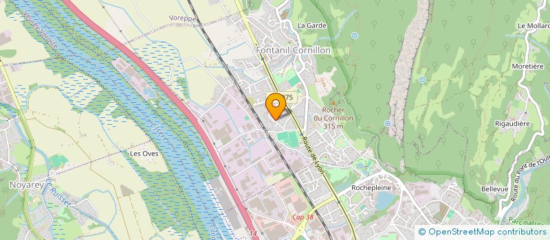 localisation de l'entreprise IPPON'ATTITUDE  FONTANIL-CORNILLON